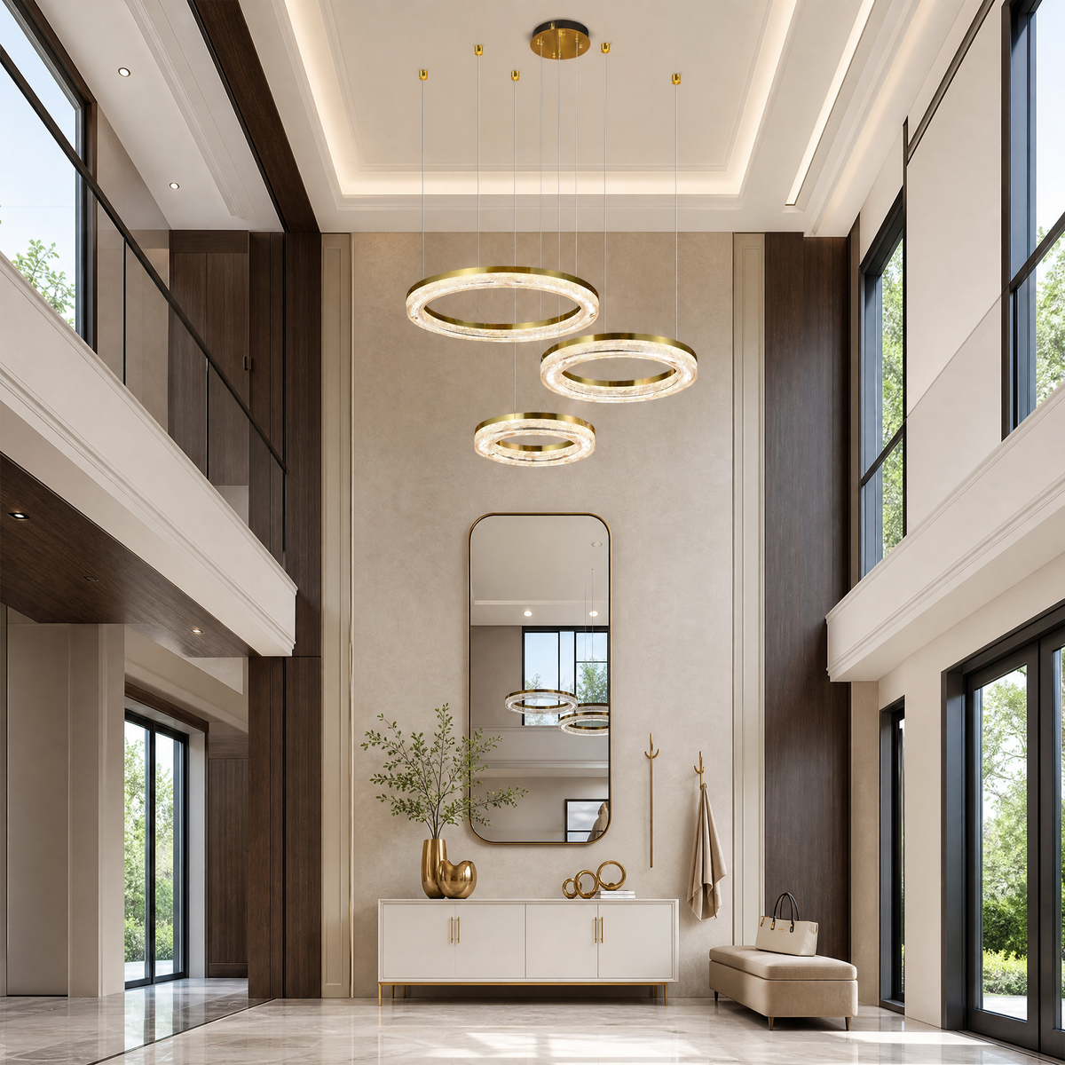 Sky Garden Modern Multi-Tier Cluster Chandelier