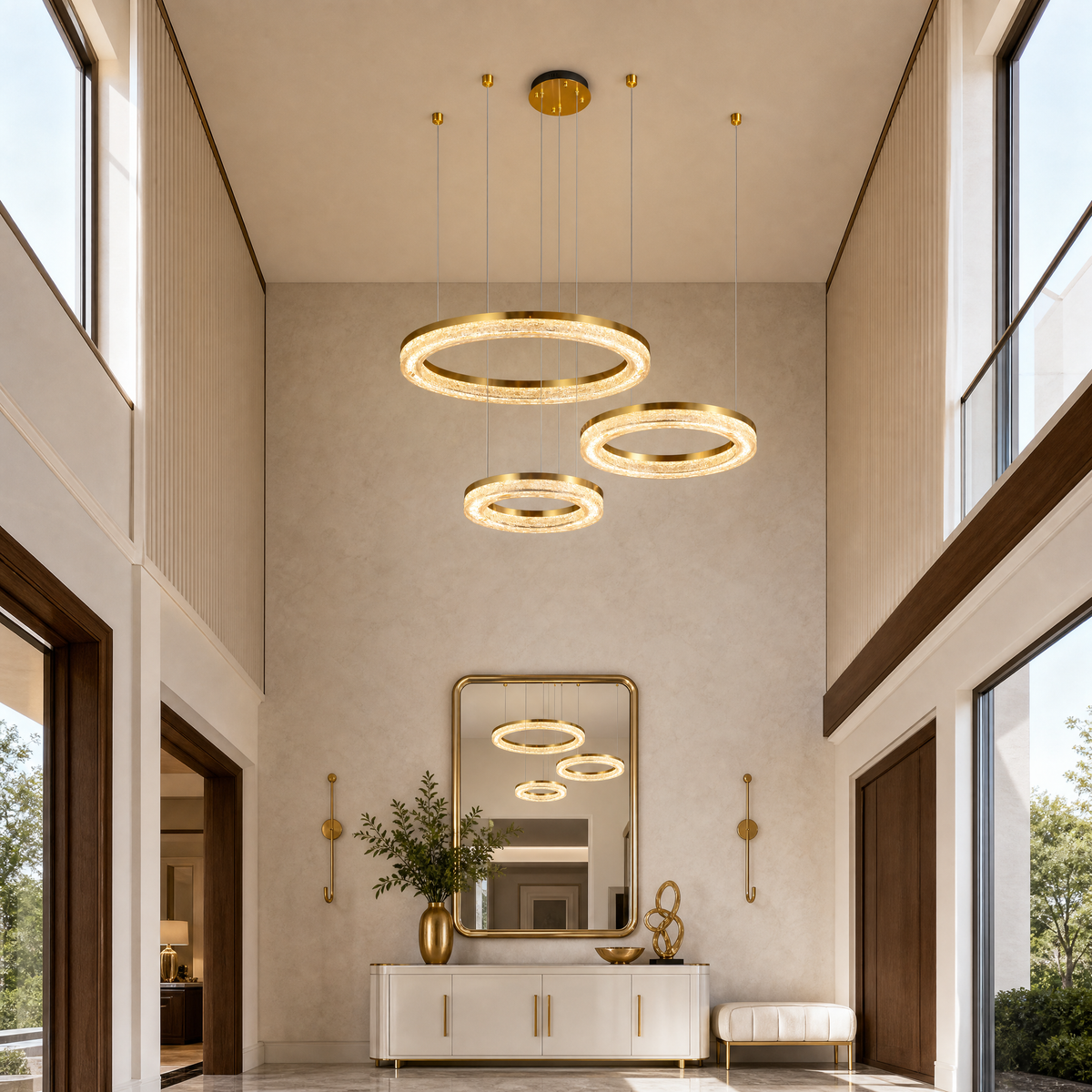 Sky Garden Modern Multi-Tier Cluster Chandelier