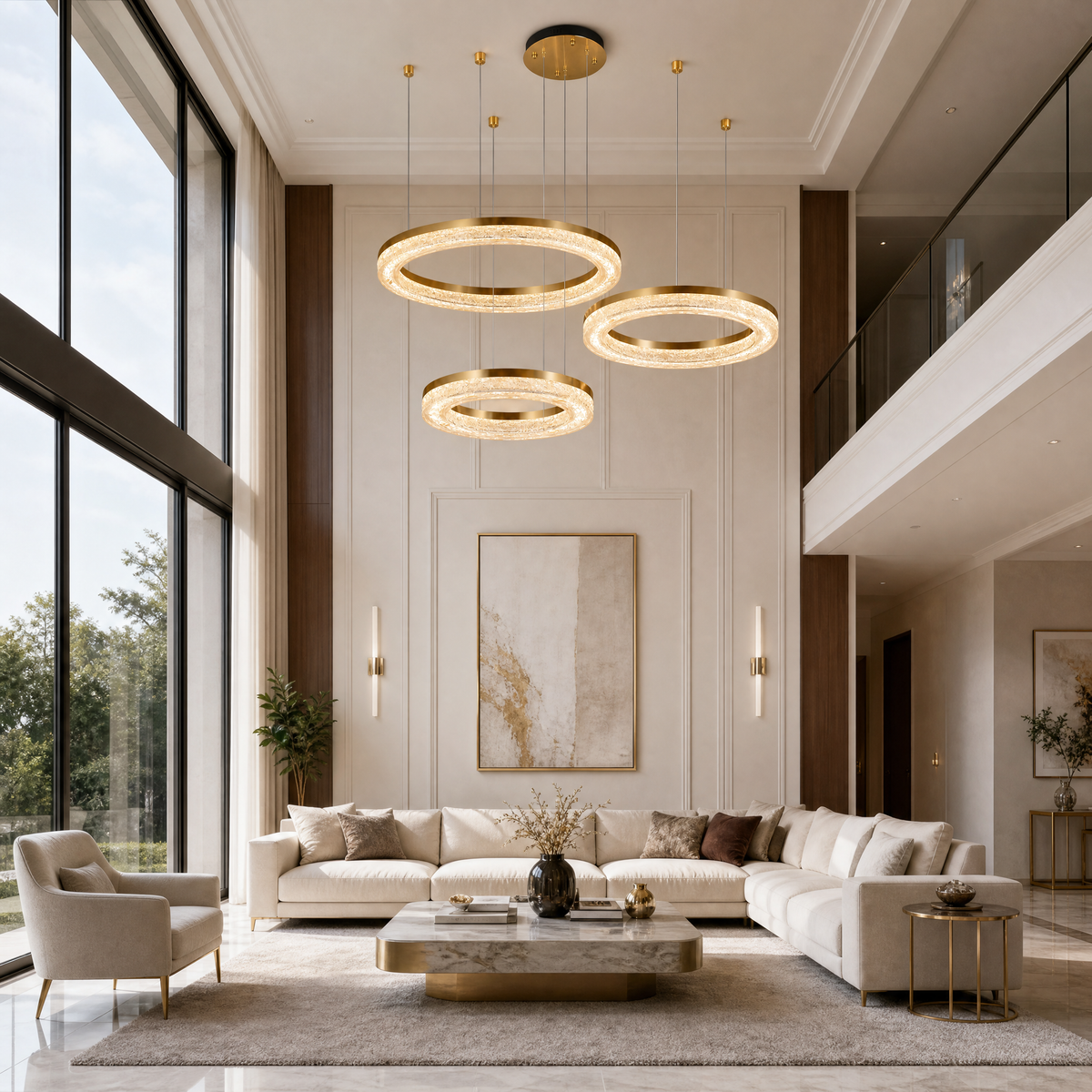 Sky Garden Modern Multi-Tier Cluster Chandelier