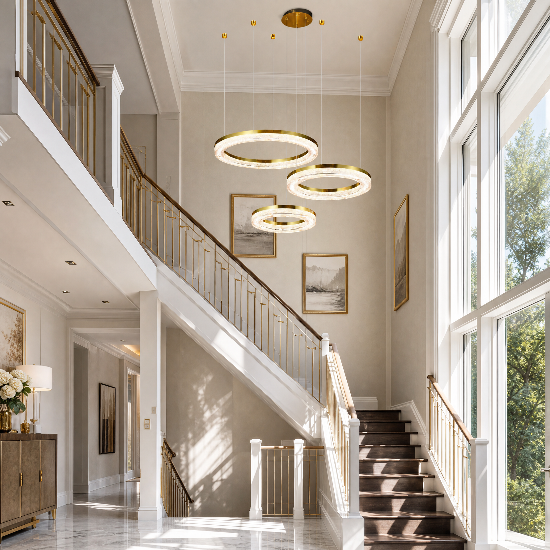 Sky Garden Modern Multi-Tier Cluster Chandelier