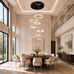 Sky Garden Modern Sculptural Ring Chandelier
