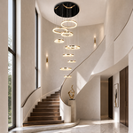 Sky Garden Modern Sculptural Ring Chandelier