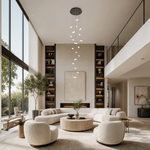Sloane Rock Crystal Cluster Pendant Light