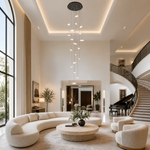 Sloane Rock Crystal Cluster Pendant Light