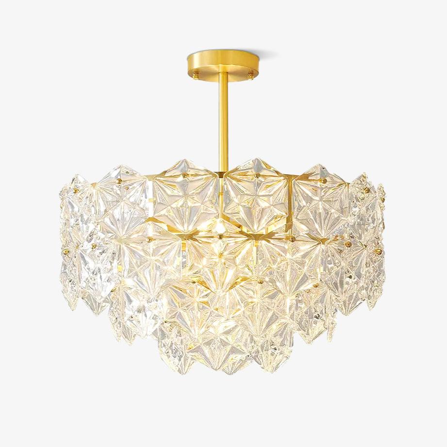 Snowflake Glass Chandelier - YIOSI