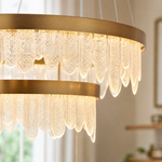 Soffione Glass Duo Chandelier