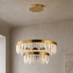 Soffione Glass Duo Chandelier