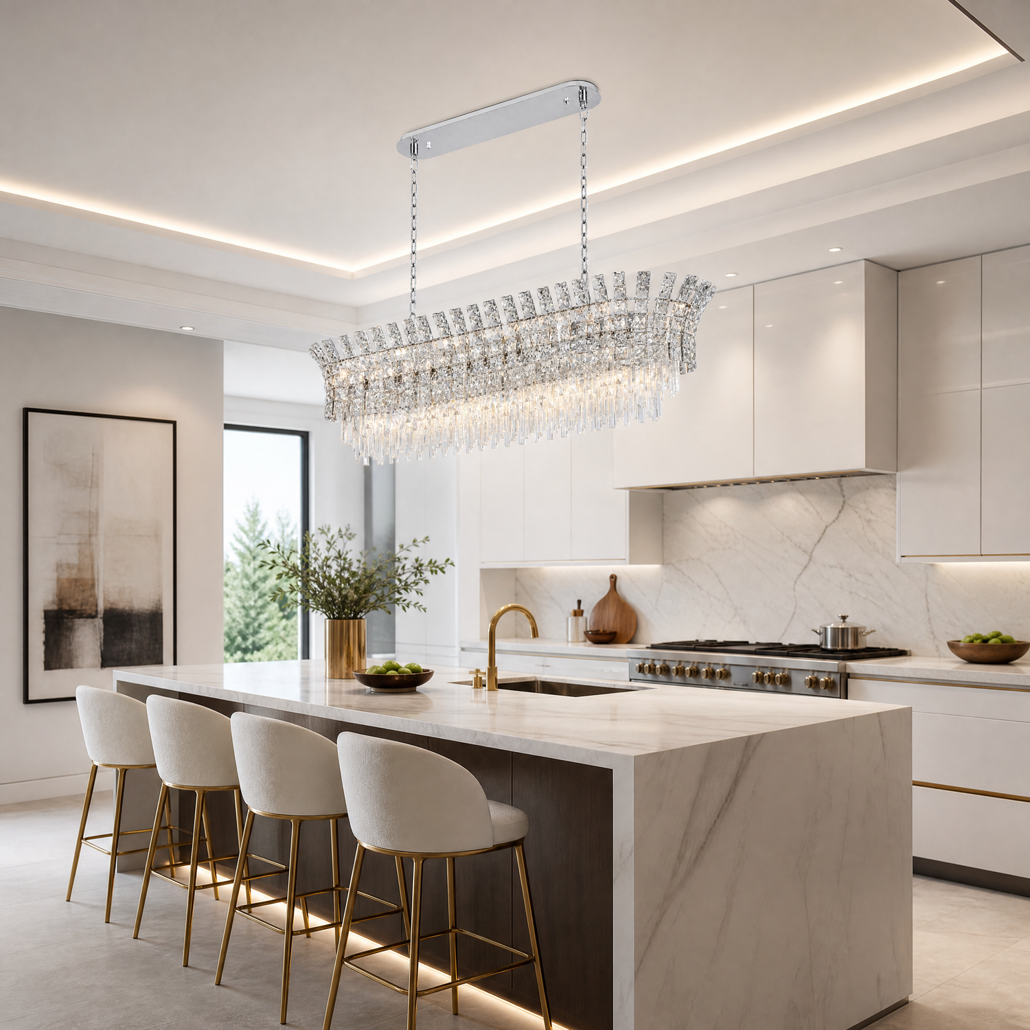 Splendore Statement Crown Chandelier