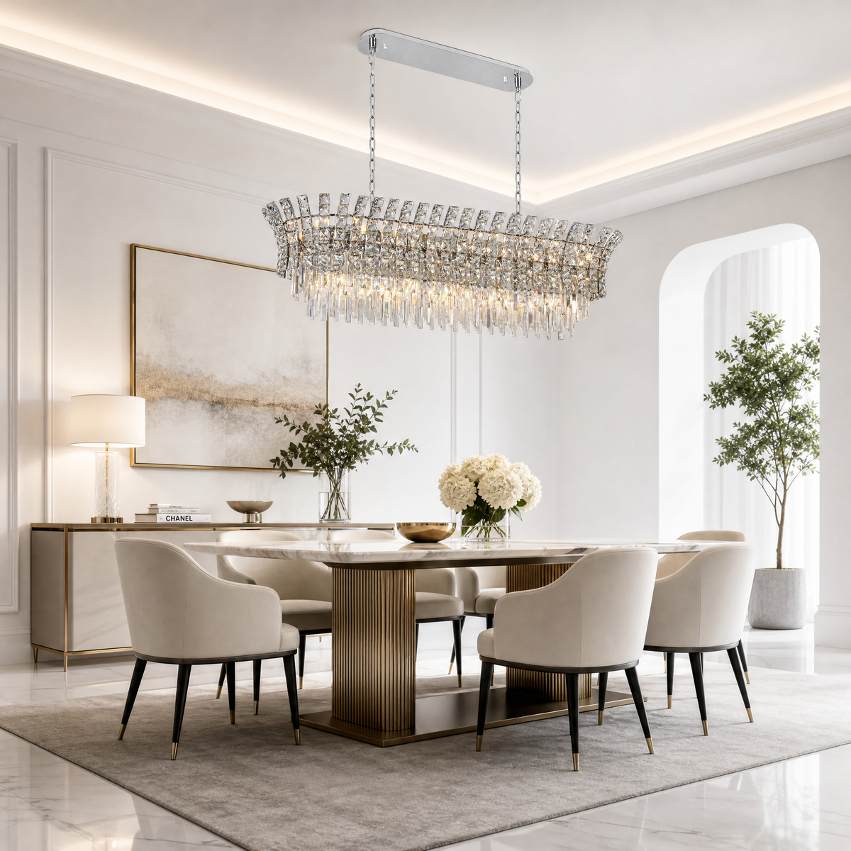 Splendore Statement Crown Chandelier