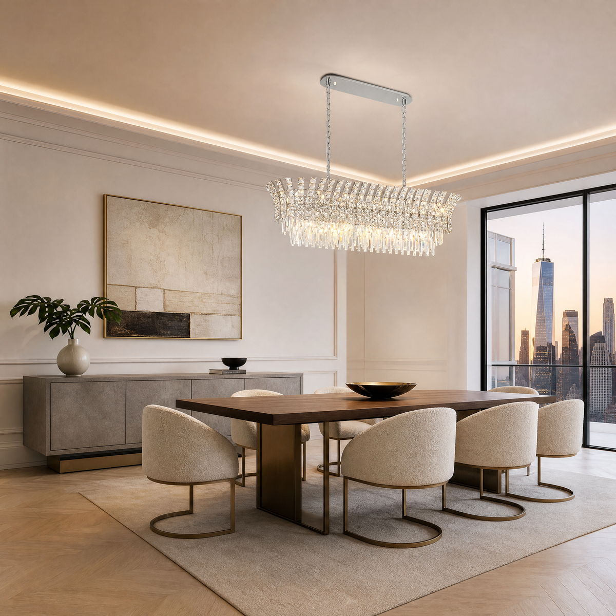 Splendore Statement Crown Chandelier