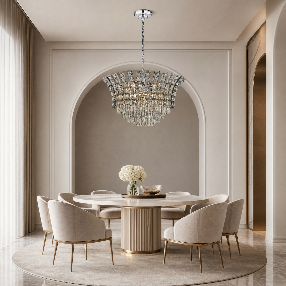Splendore Statement Halo Chandelier