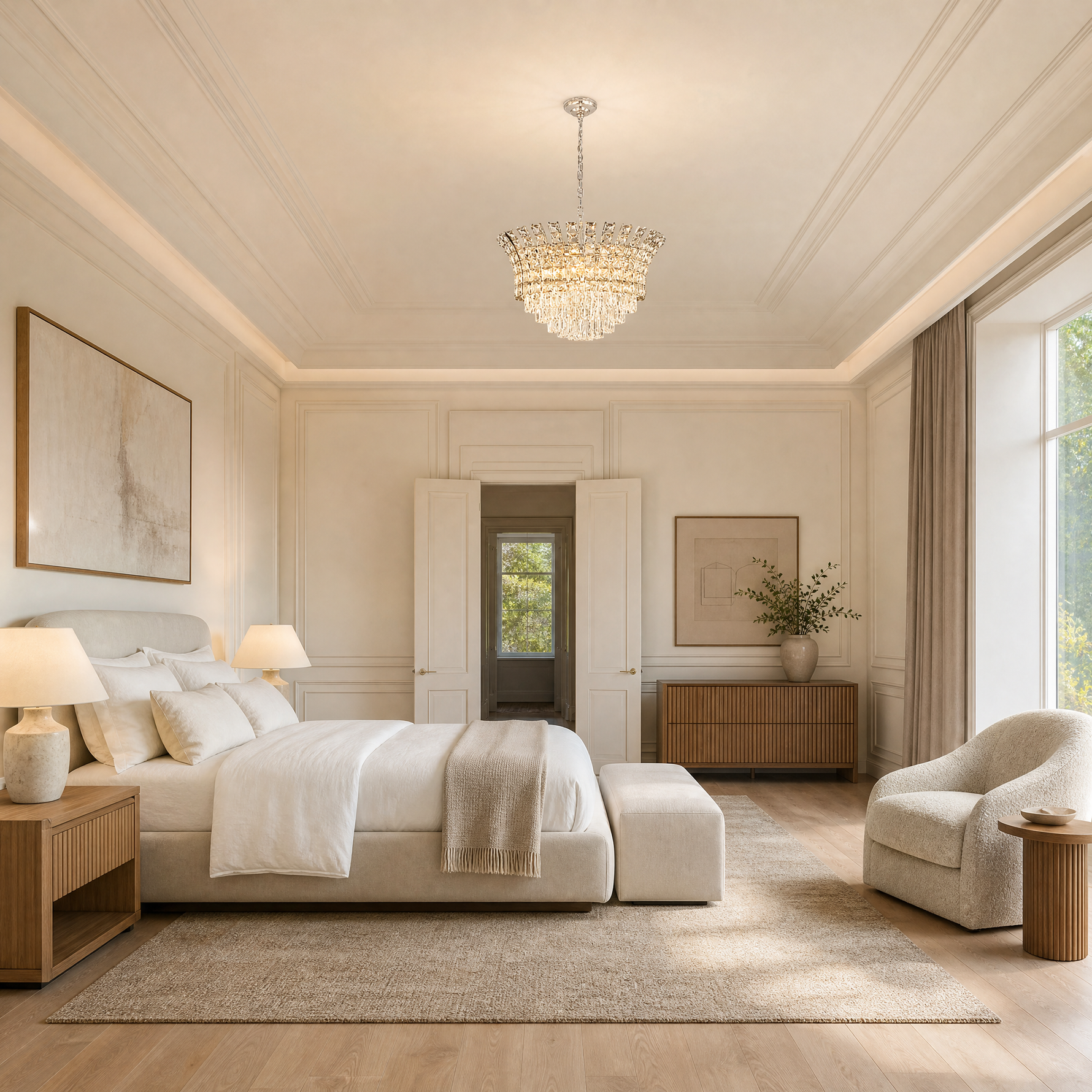Splendore Statement Halo Chandelier