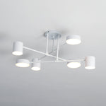 Gold Finish Sputnik Flush Ceiling Light with Integrated LED Shades
