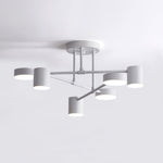 Gold Finish Sputnik Flush Ceiling Light with Integrated LED Shades