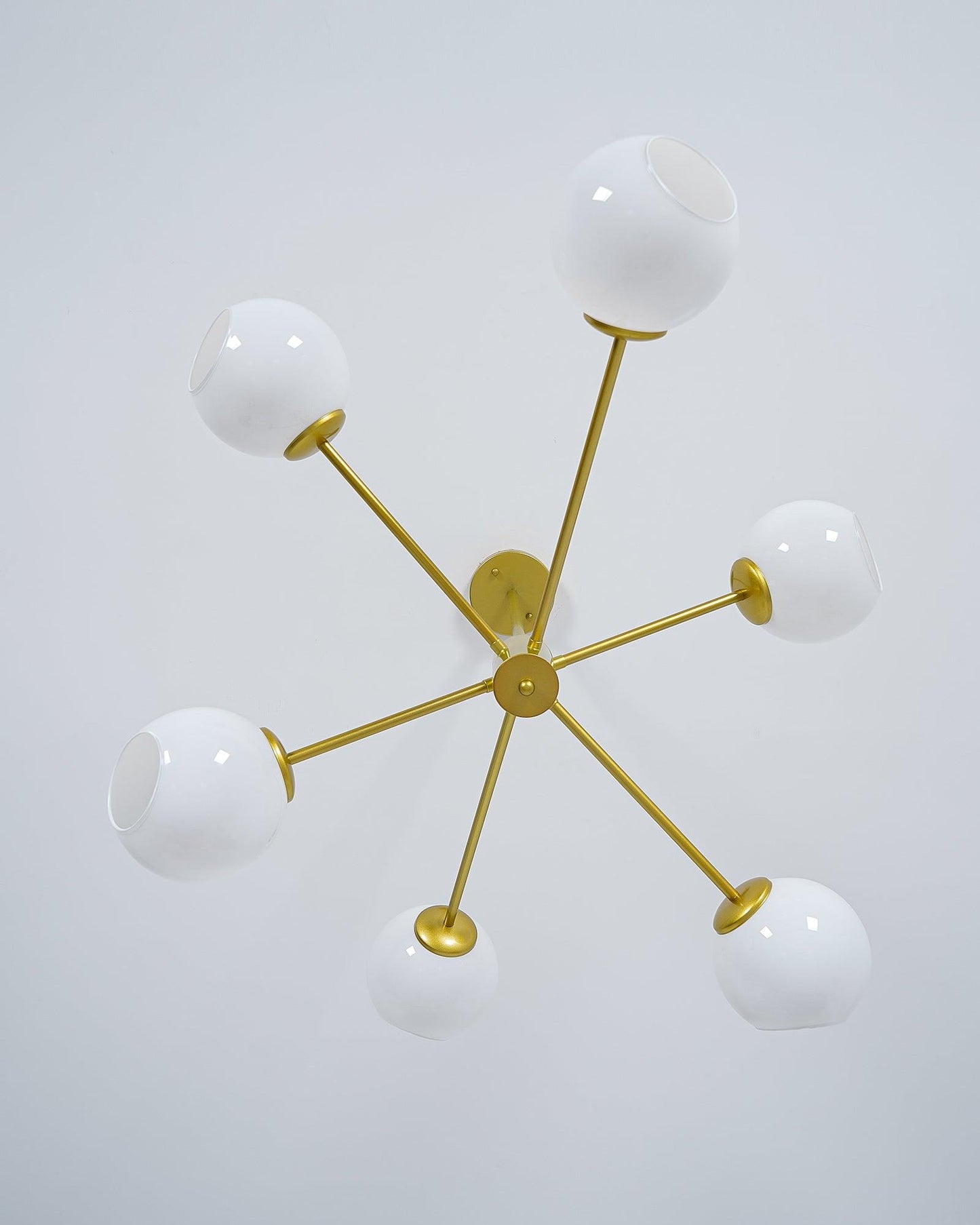 Staggered Glass 6 Light Chandelier - YIOSI