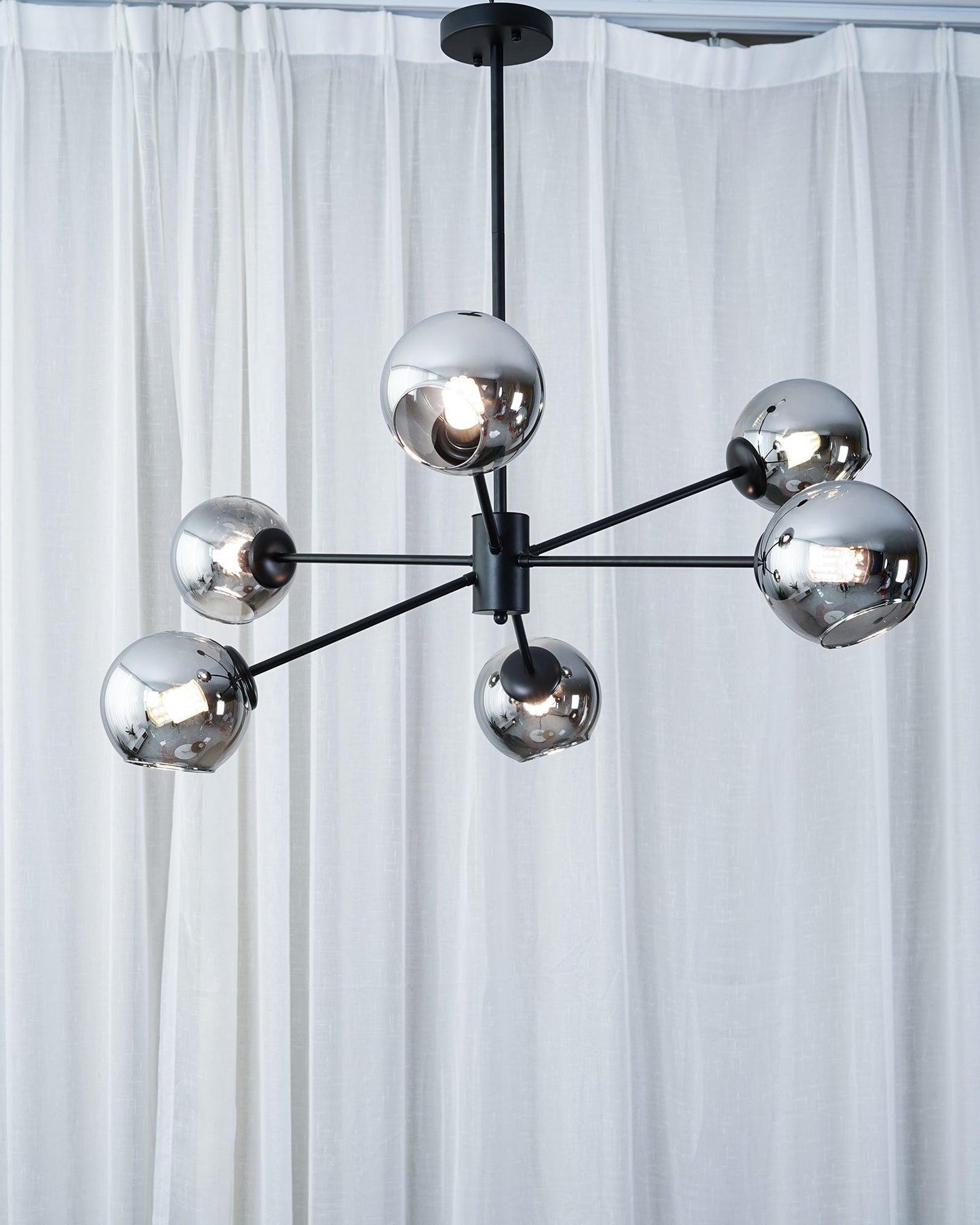 Staggered Glass 6 Light Chandelier - YIOSI