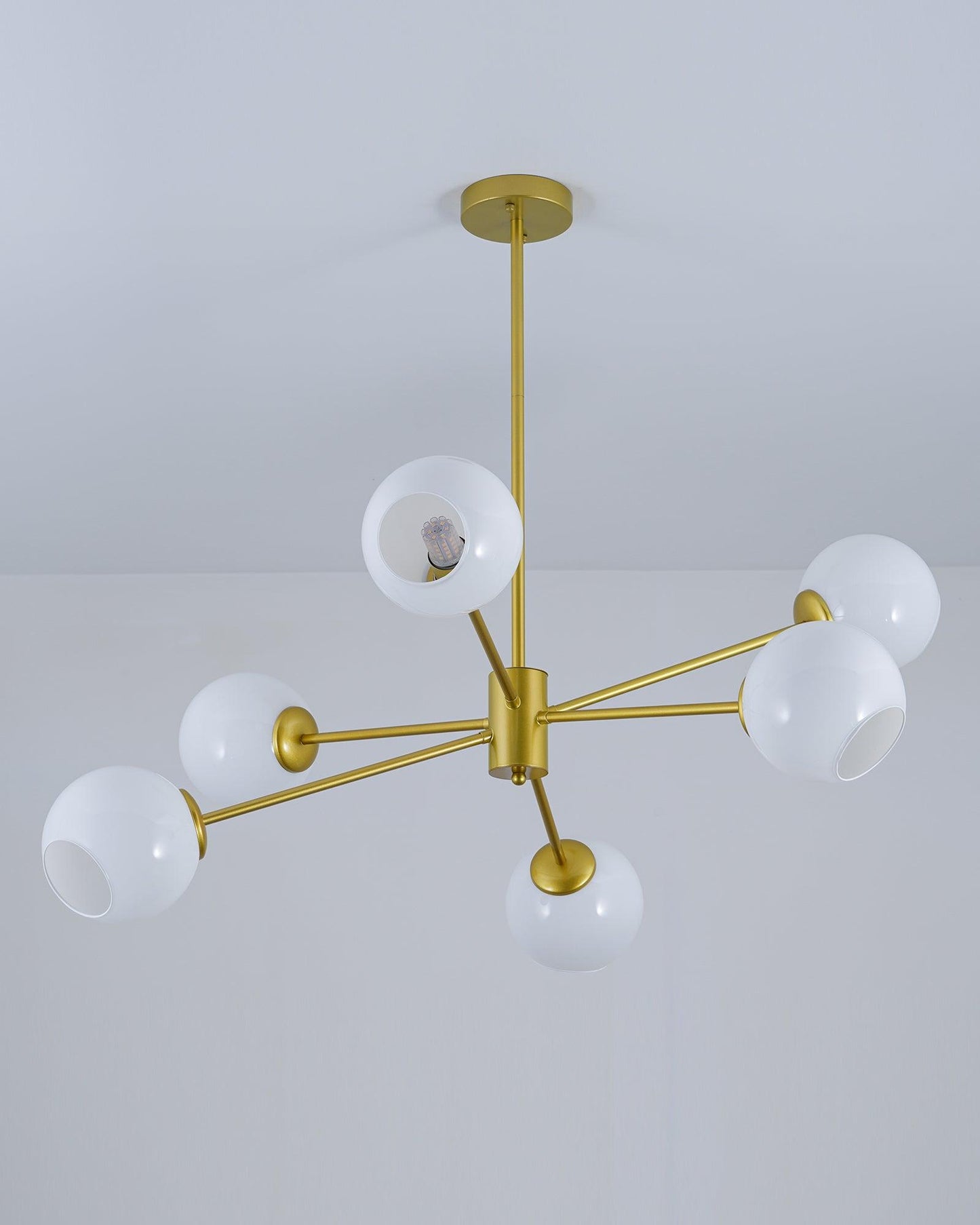 Staggered Glass 6 Light Chandelier - YIOSI