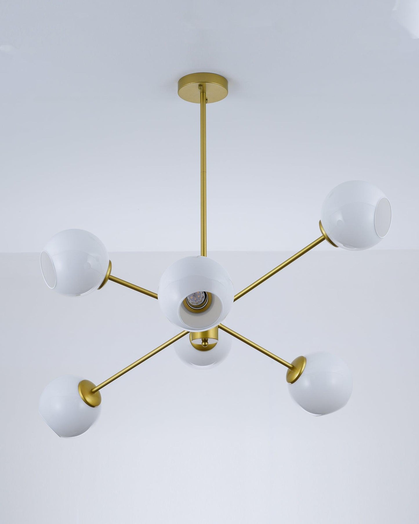 Staggered Glass 6 Light Chandelier - YIOSI