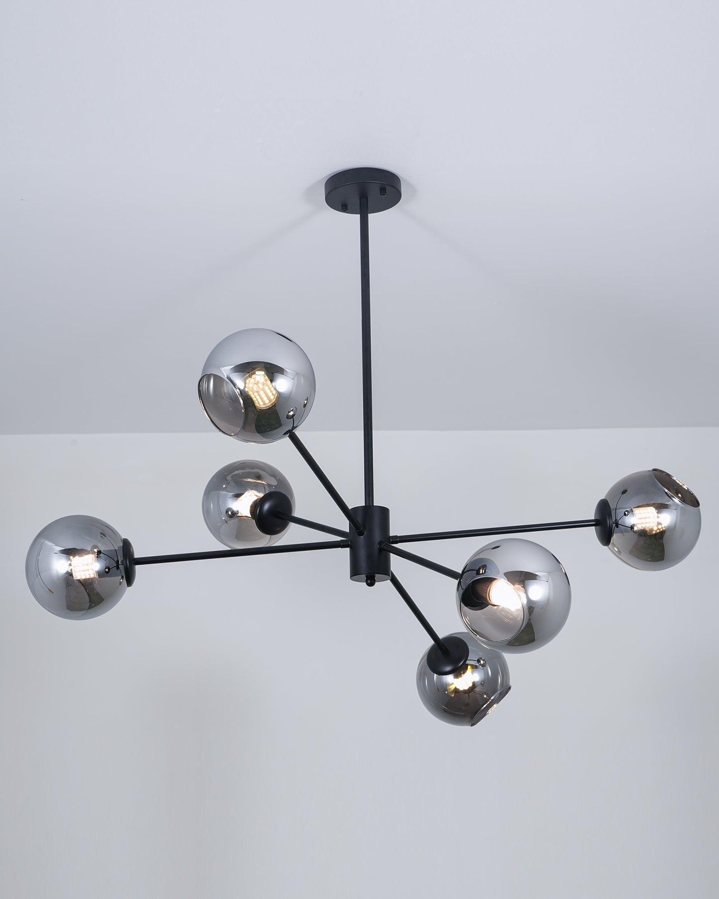 Staggered Glass 6 Light Chandelier - YIOSI