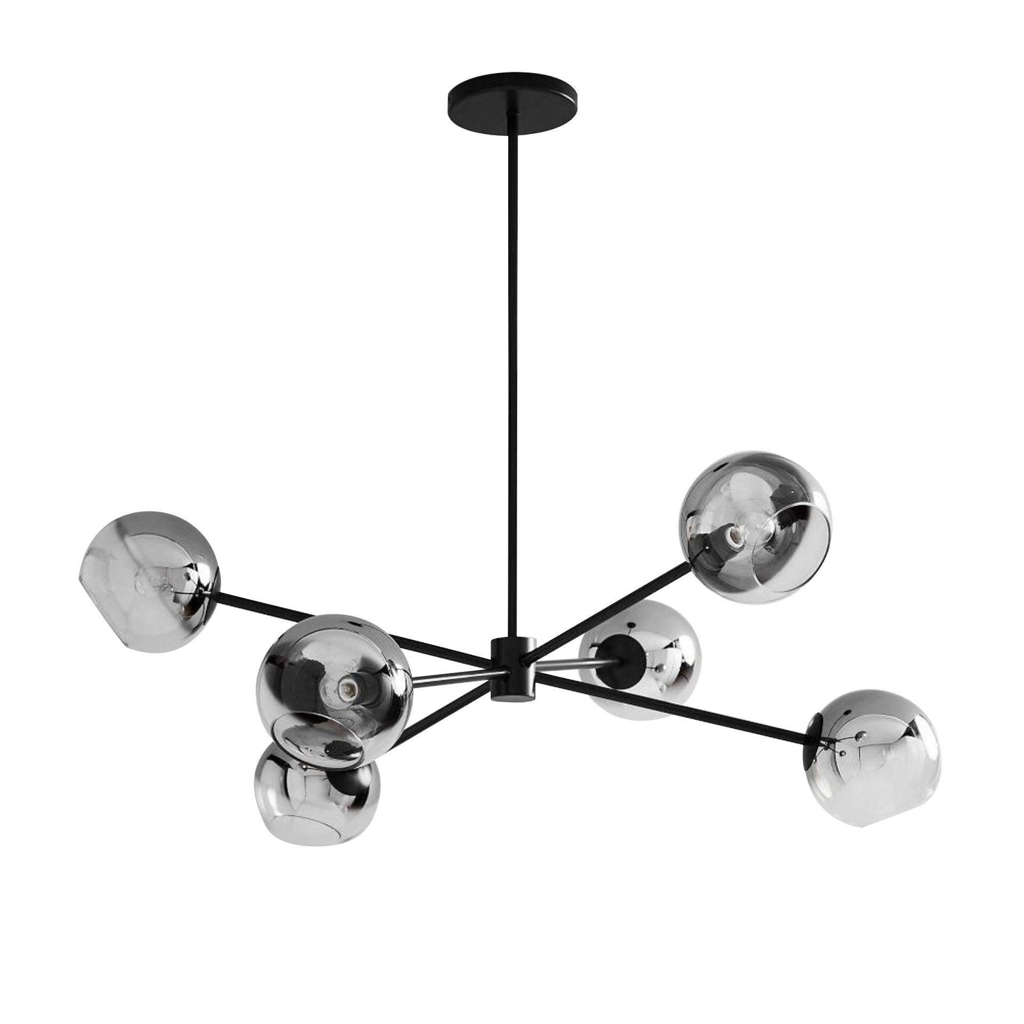 Staggered Glass 6 Light Chandelier - YIOSI