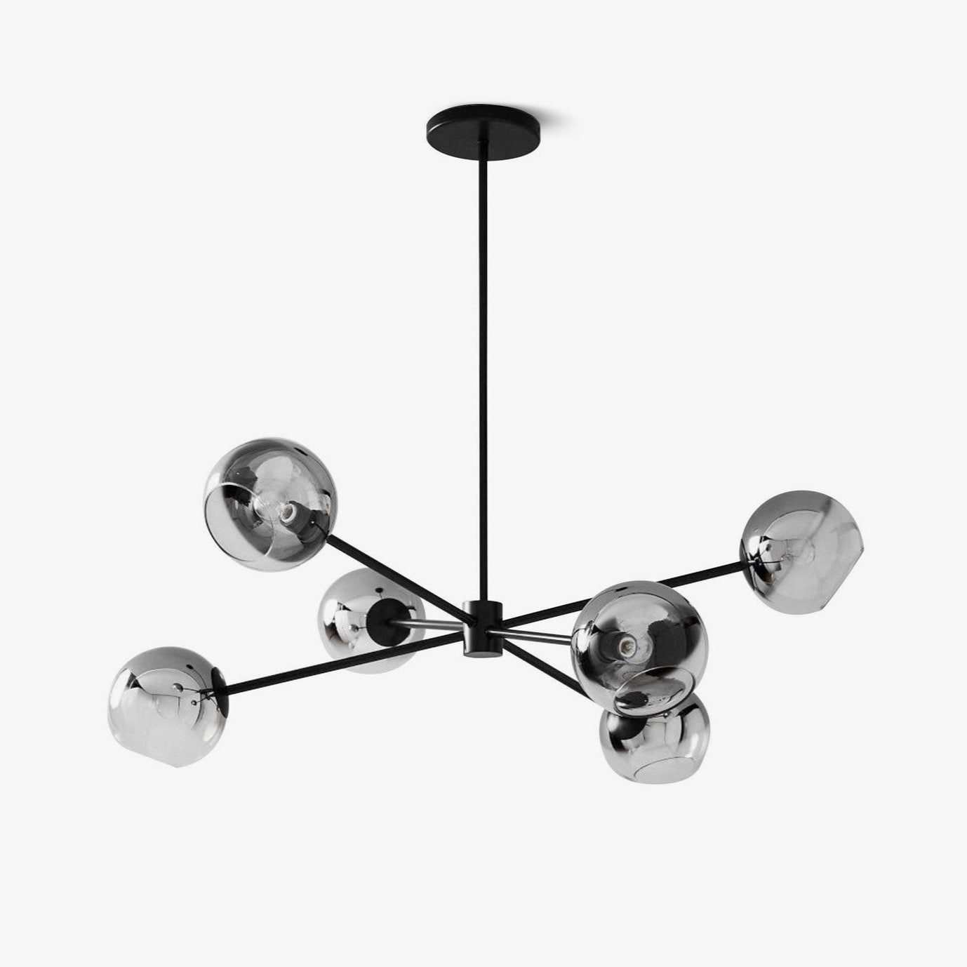 Staggered Glass 6 Light Chandelier - YIOSI
