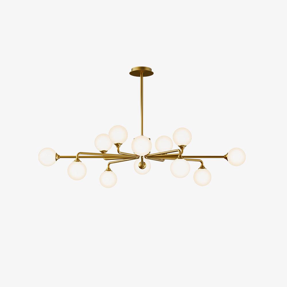 Staggered Glass Globes Chandelier - YIOSI