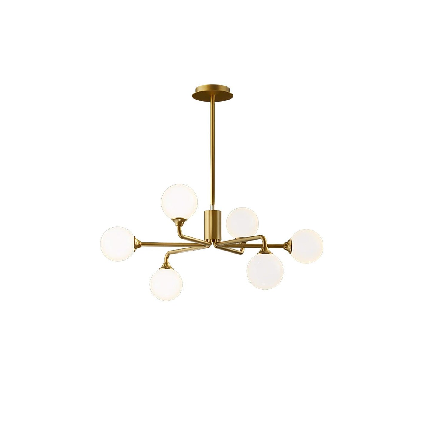 Staggered Glass Globes Chandelier - YIOSI