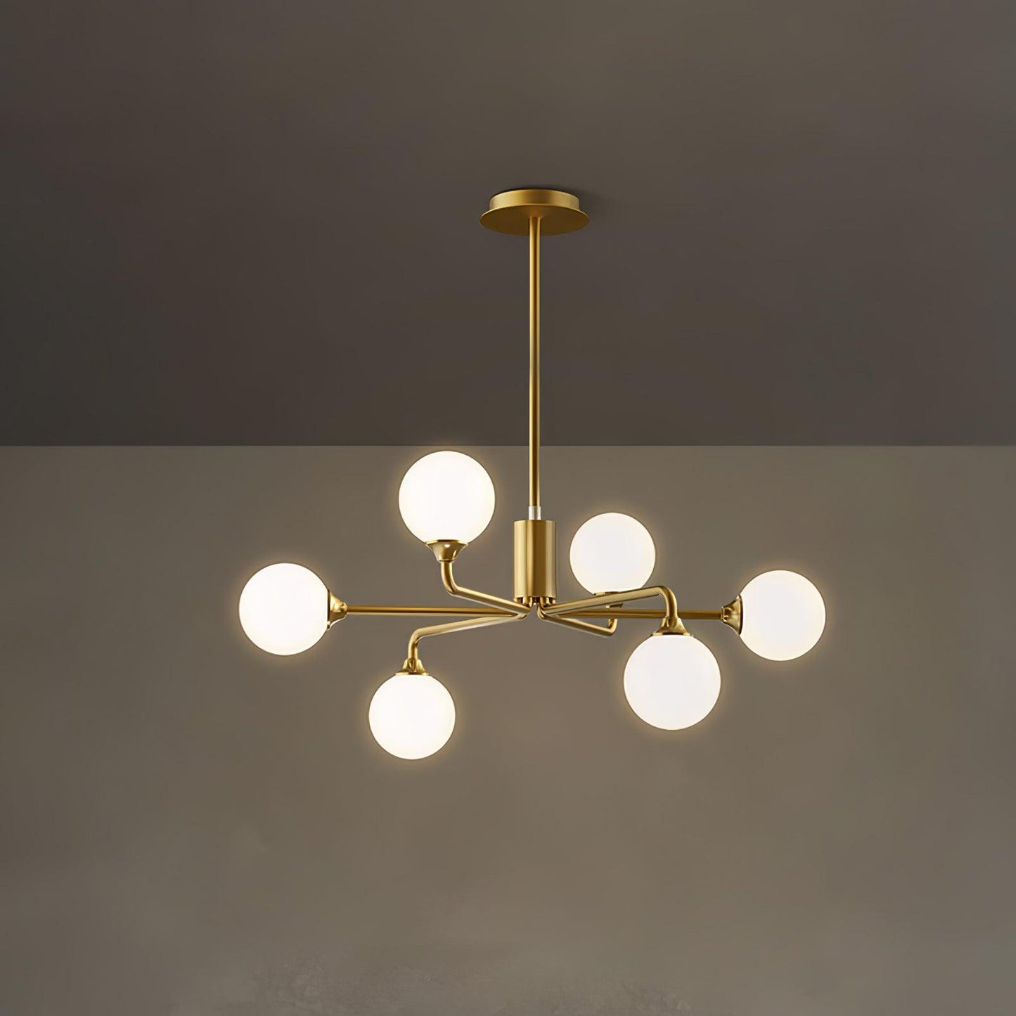 Staggered Glass Globes Chandelier - YIOSI