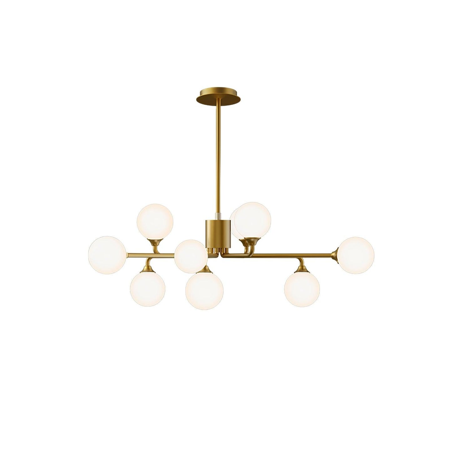 Staggered Glass Globes Chandelier - YIOSI