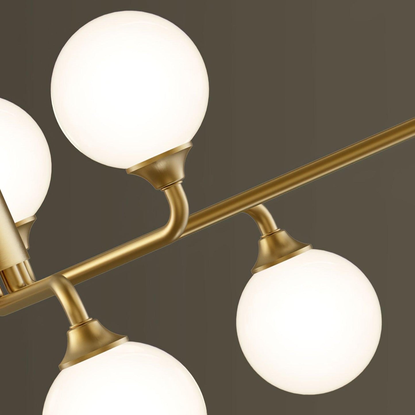 Staggered Glass Globes Chandelier - YIOSI