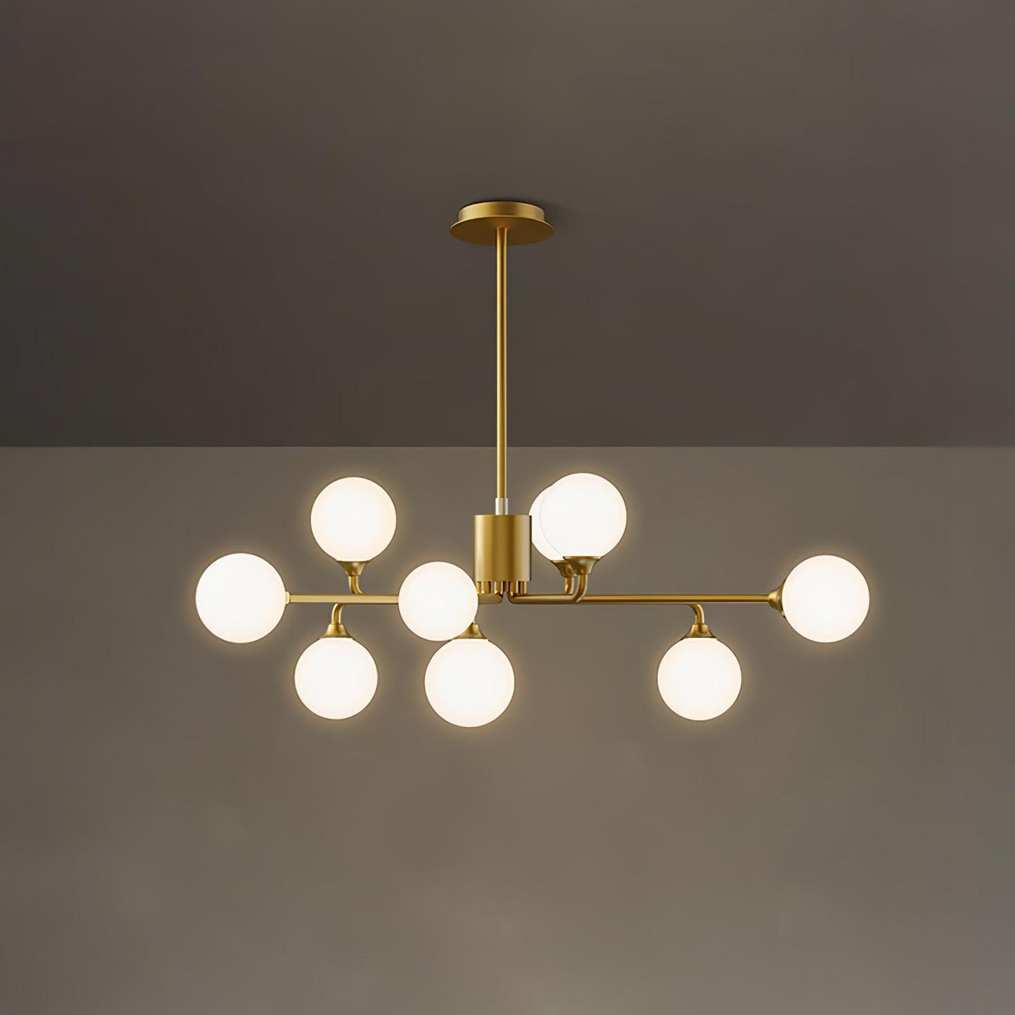 Staggered Glass Globes Chandelier - YIOSI