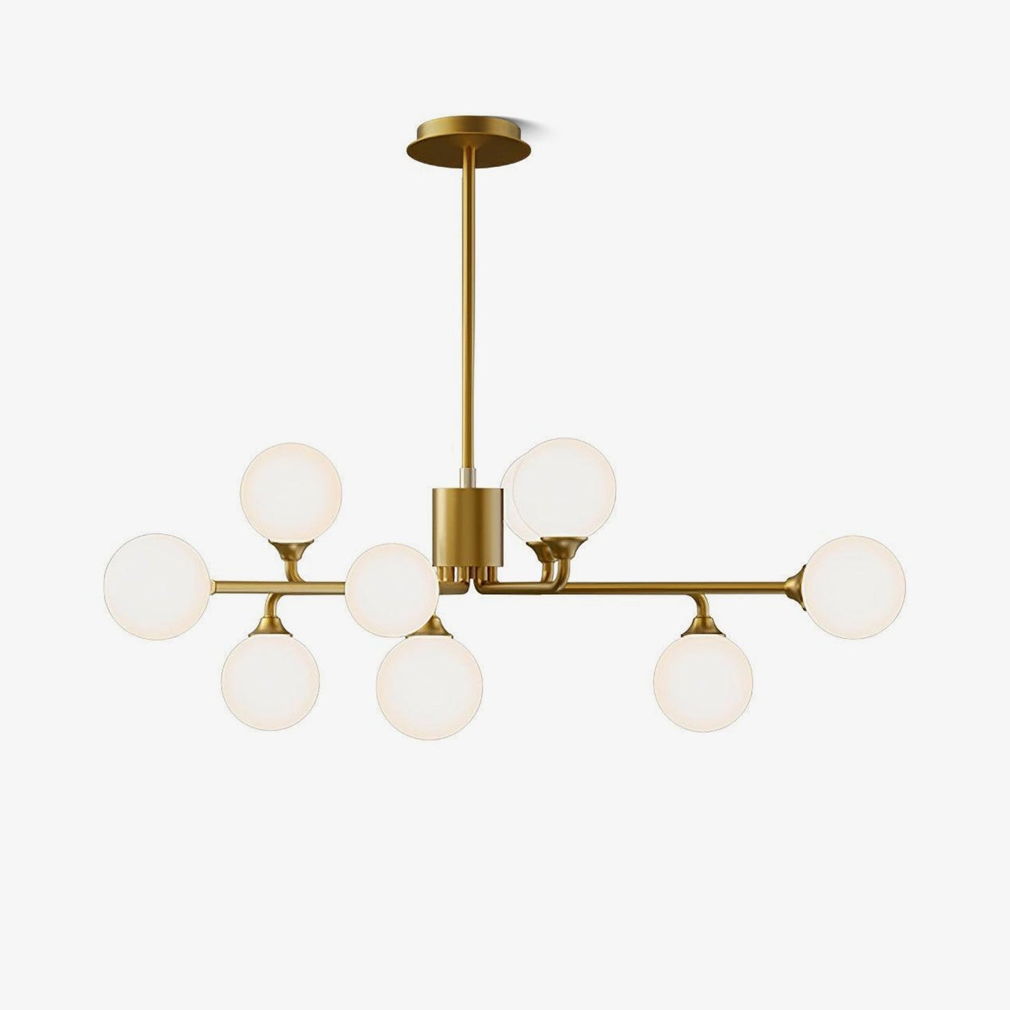 Staggered Glass Globes Chandelier - YIOSI