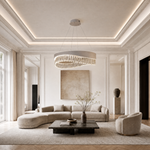 Stagno Crystal Halo Chandelier