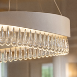 Stagno Crystal Halo Chandelier