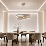 Stagno Crystal Halo Chandelier