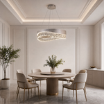 Stagno Crystal Halo Chandelier