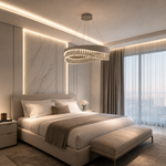 Stagno Crystal Halo Chandelier
