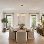 Stagno Crystal Halo Chandelier