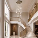 Stardust Fan Modern Multi-Tier Cluster Chandelier