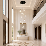 Stardust Fan Modern Multi-Tier Cluster Chandelier