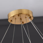 Stella Crystal Chandelier – Copper Finish Clear Crystal LED Ceiling Light
