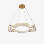 Stella Crystal Chandelier – Copper Finish Clear Crystal LED Ceiling Light