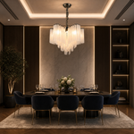 Stelo Glass Rod Chandelier