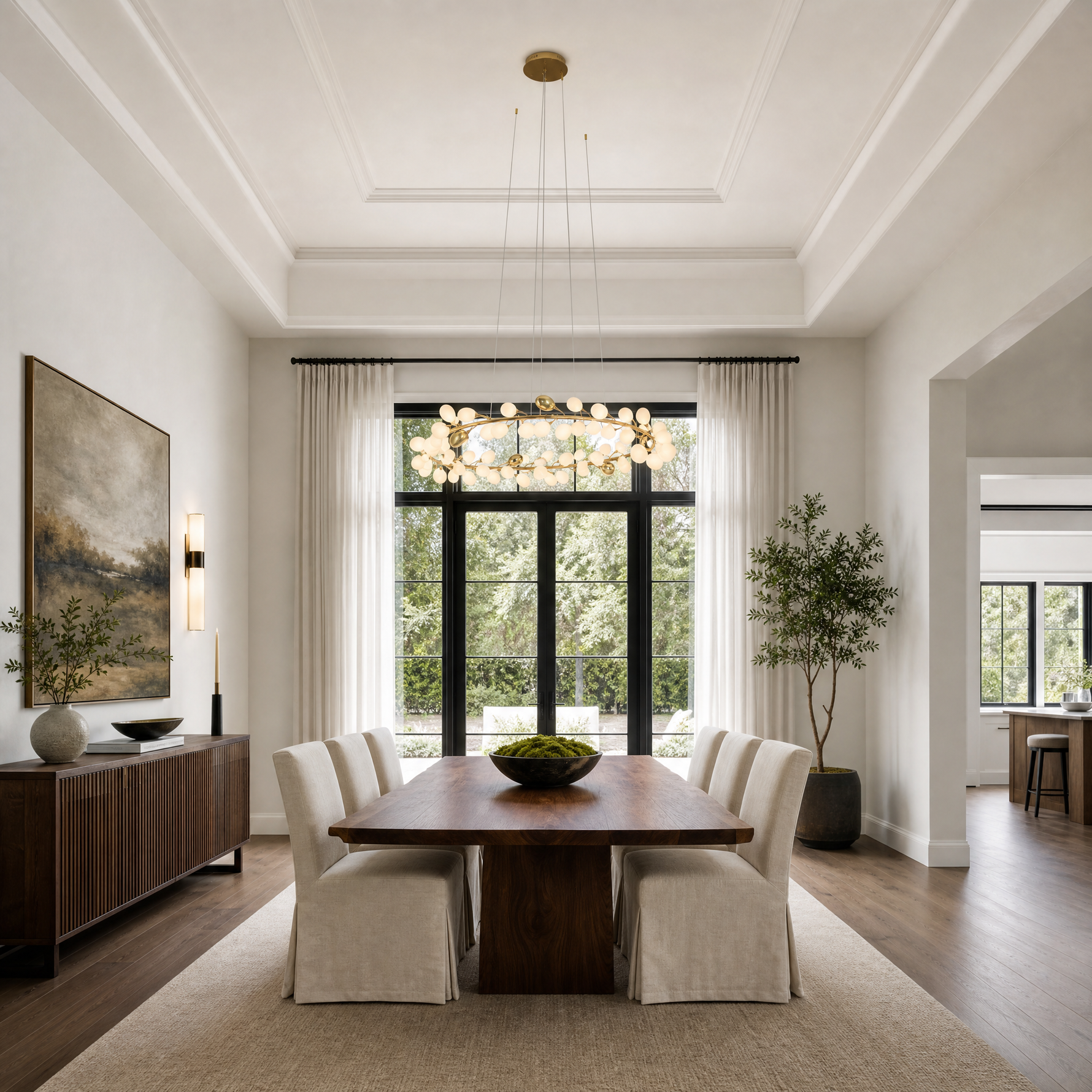 Stilla Brass Chandelier