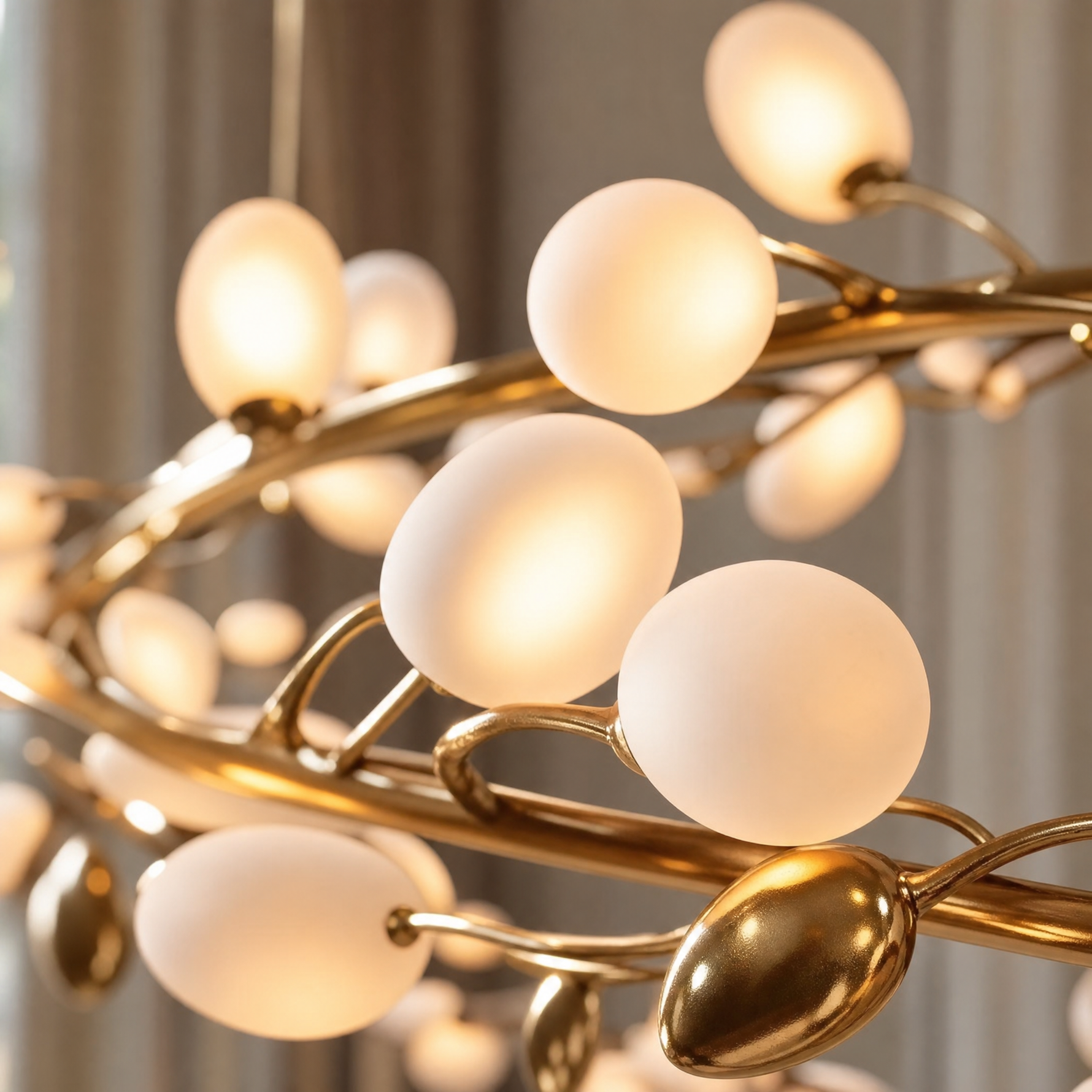 Stilla Brass Chandelier