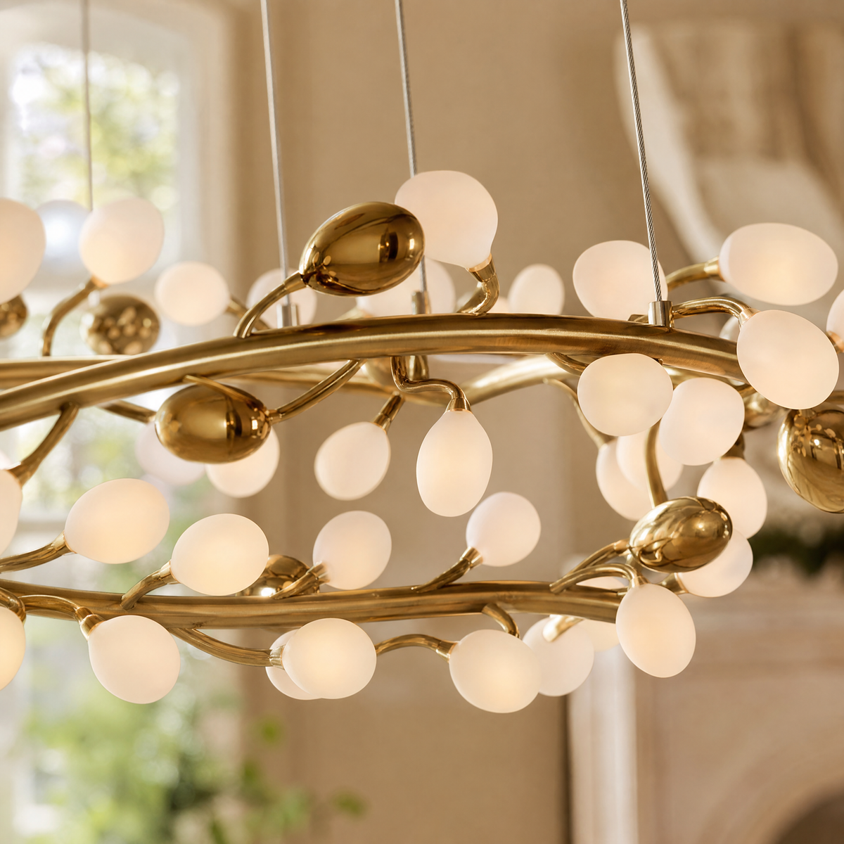Stilla Brass Chandelier