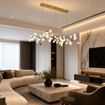 Stilla Brass Linear Chandelier