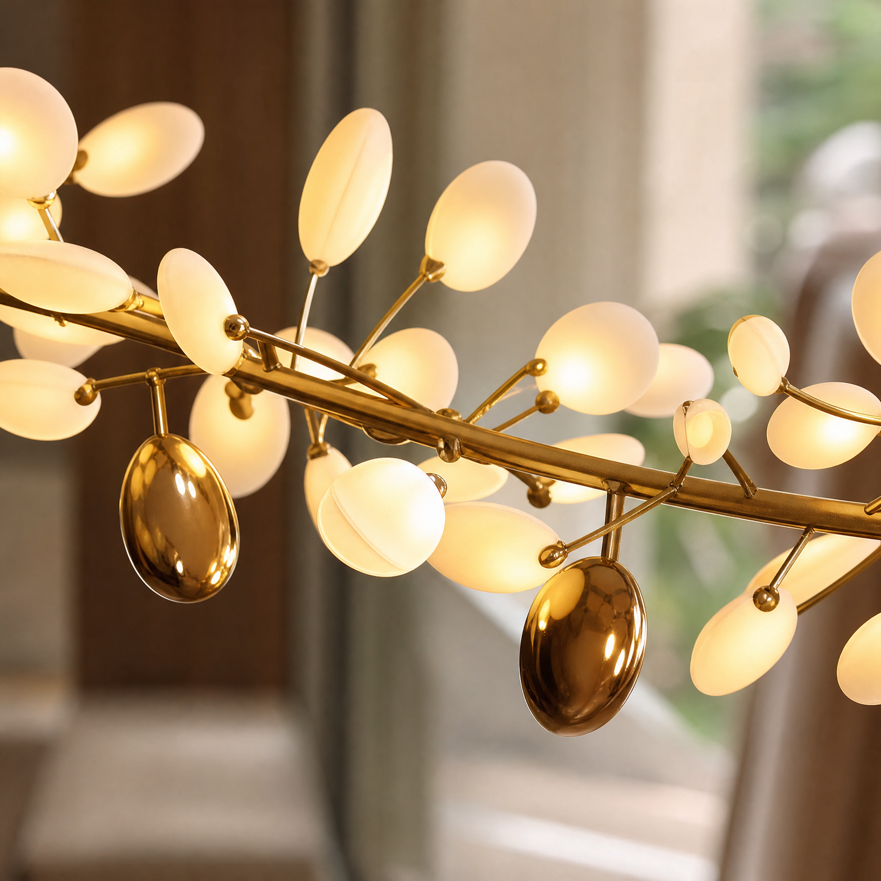 Stilla Brass Linear Chandelier