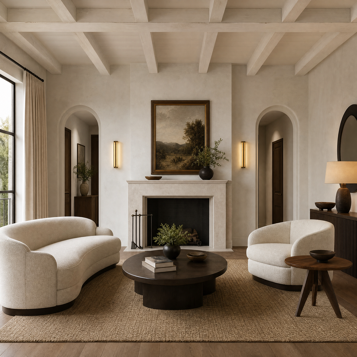 Striscia Alabaster Modern Long Sconces