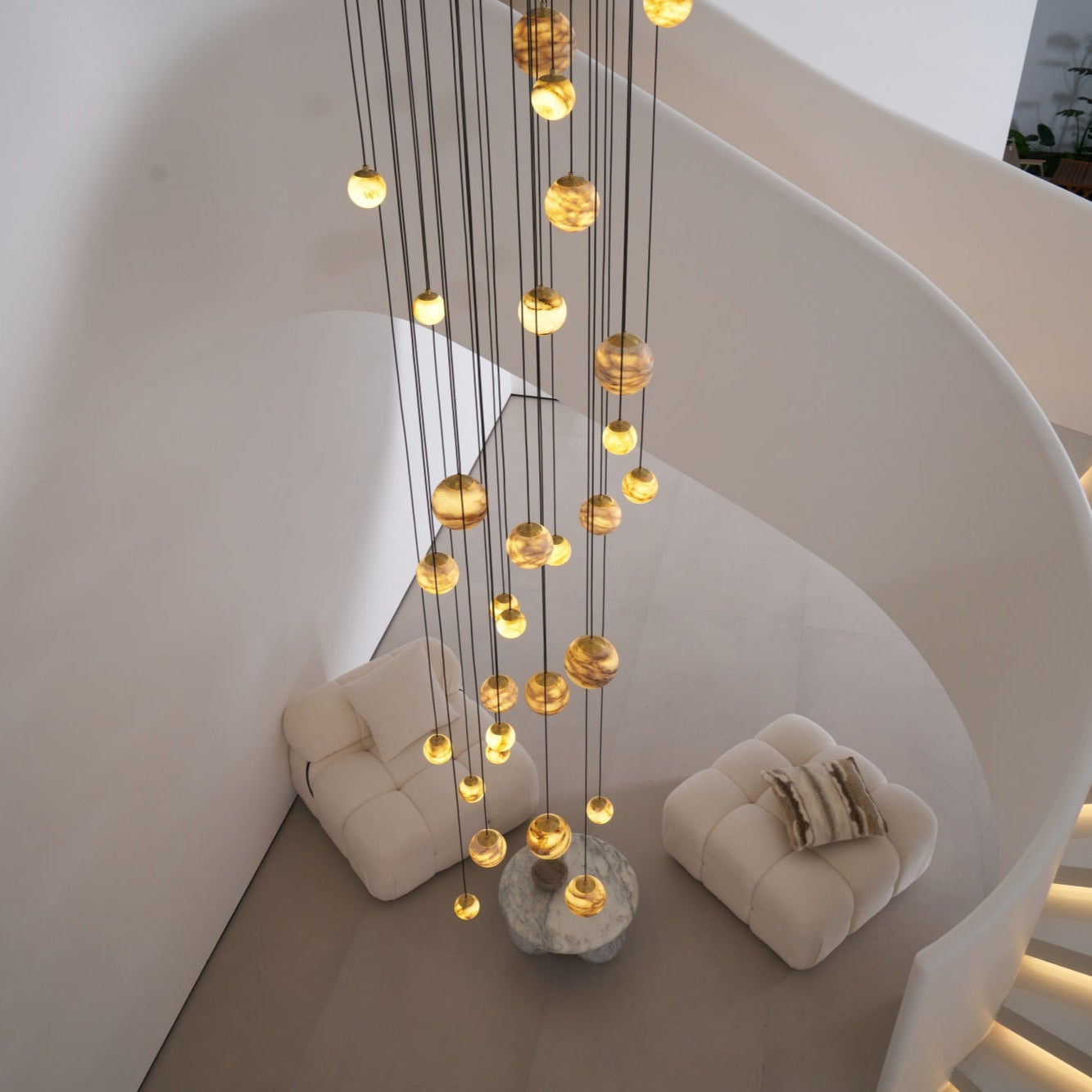 Sultana Alabaster Cluster Chandelier - YIOSI